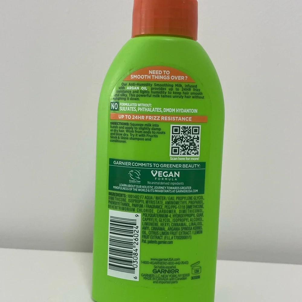 Garnier tame frizz